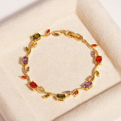 Jewel-Toned Vine Bracelet