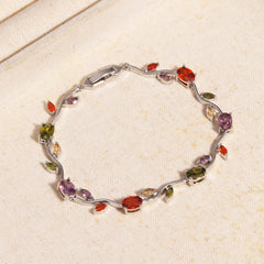 Jewel-Toned Vine Bracelet