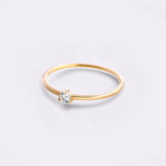 Tiny Diamond Ring