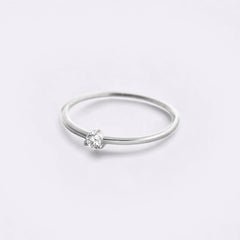 Tiny Diamond Ring