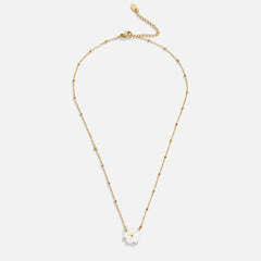 White Blossom Flower Necklace